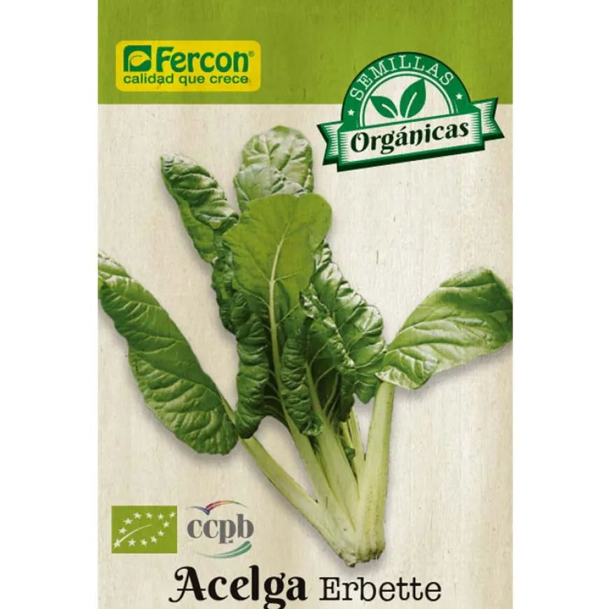 Acelga Erbette Bio Sobre 2g Semillas Orgánicas Jardinería Ecológica