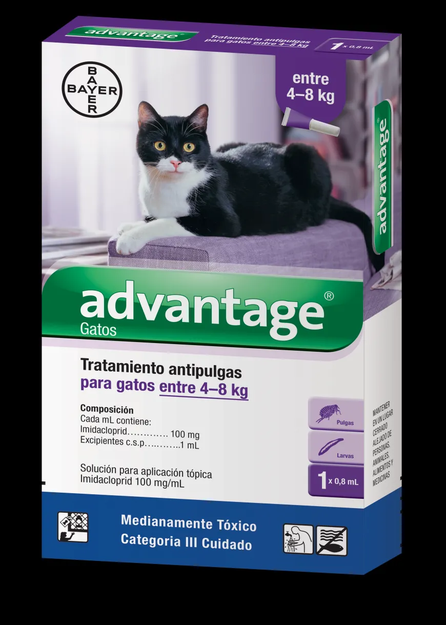 Advantage Gatos | Farmacia Animales y Mascotas | Tierragro Colombia