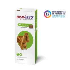 Antiparasitario Bravecto Perros 10 A 20 Kg Contra Pulgas y Garrapatas