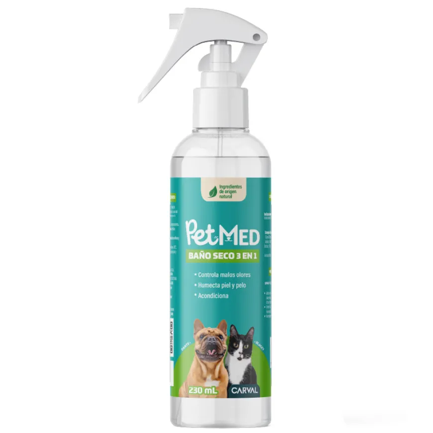 Baño Seco 3 en 1 para Perros y Gatos - Higiene sin Agua