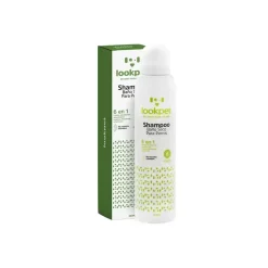 Baño Seco Lookpet X 220 Ml Limpieza sin enjuague para perros