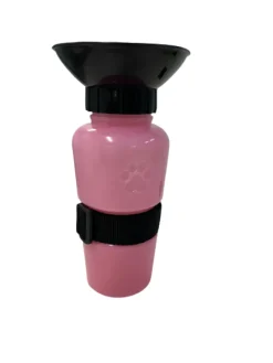 Bebedero Perro Portable Flush Rosado