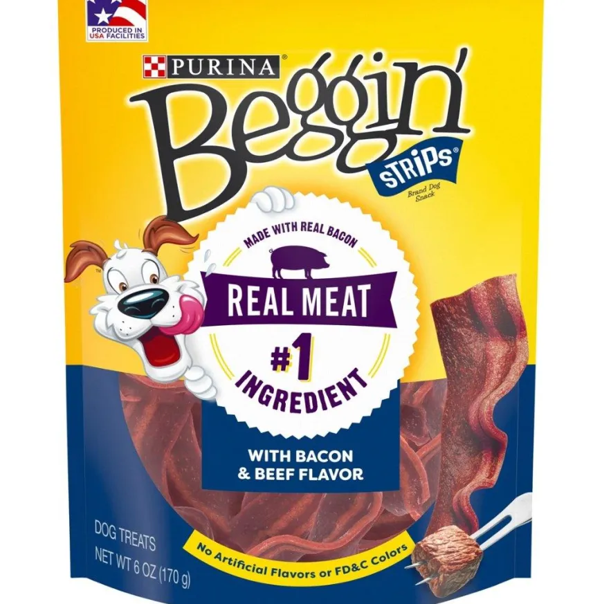 Beggin Strips Bacon Beef 6 Oz | Nutrición Mascotas y Animales | Tierragro Colombia