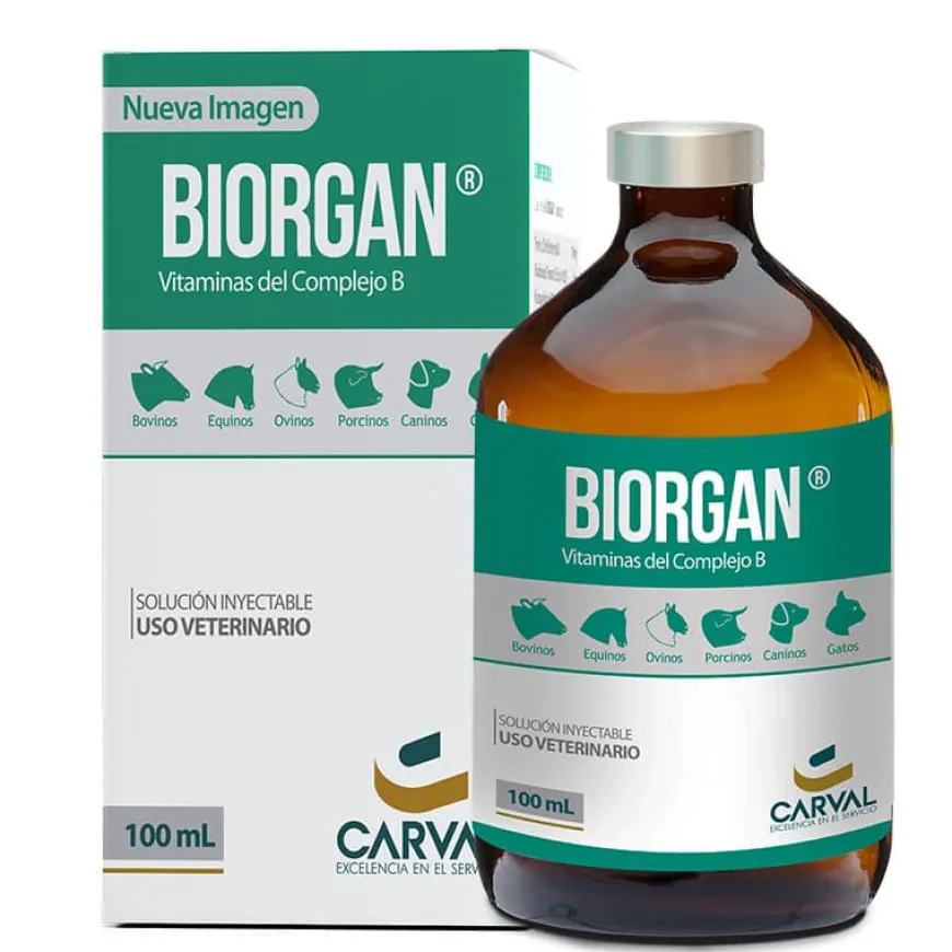 Biorgan x 250 Ml Inyectable vitamina para caballos