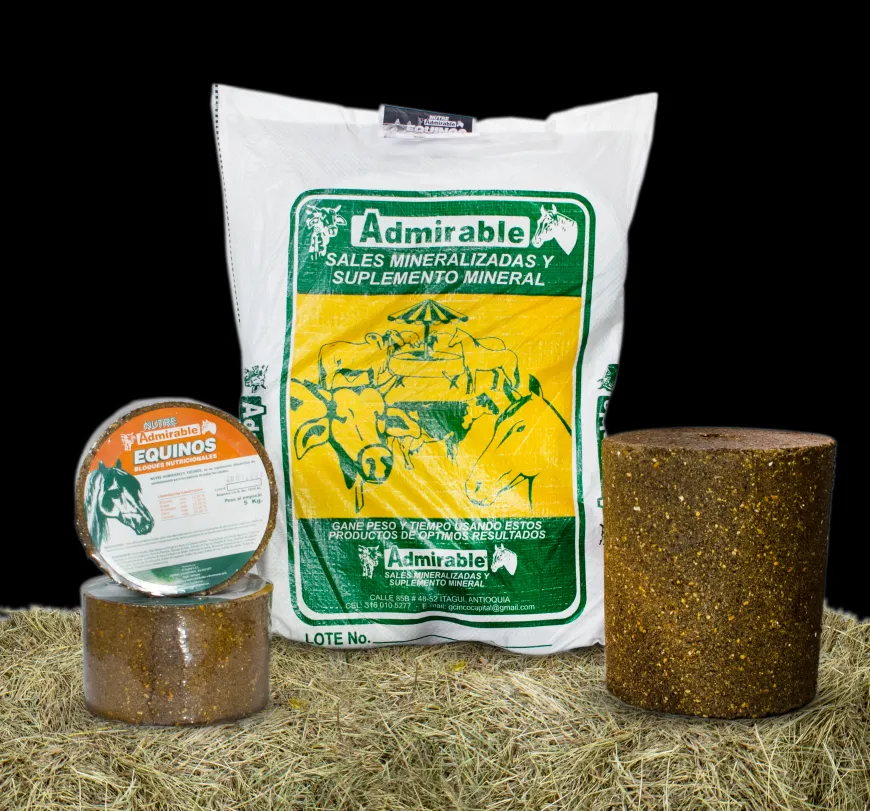 Bloque Nutricional Snack Suplemento y Snack completo para equinos