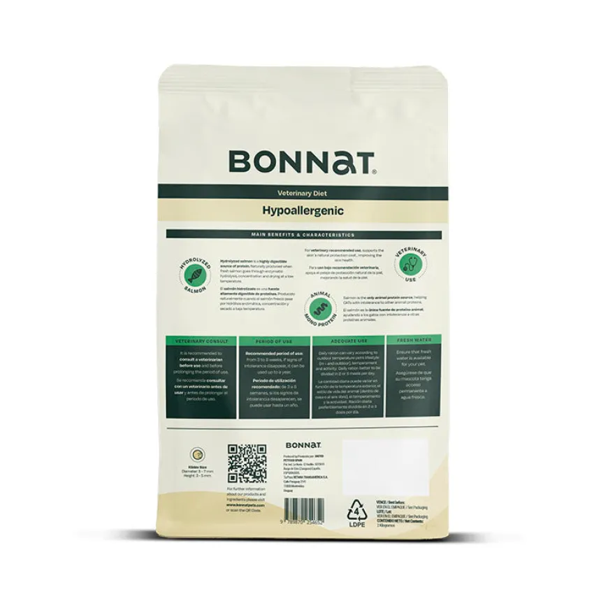 Bonnat Alimento Seco Hipoalergenico Super Premiun para Gatos