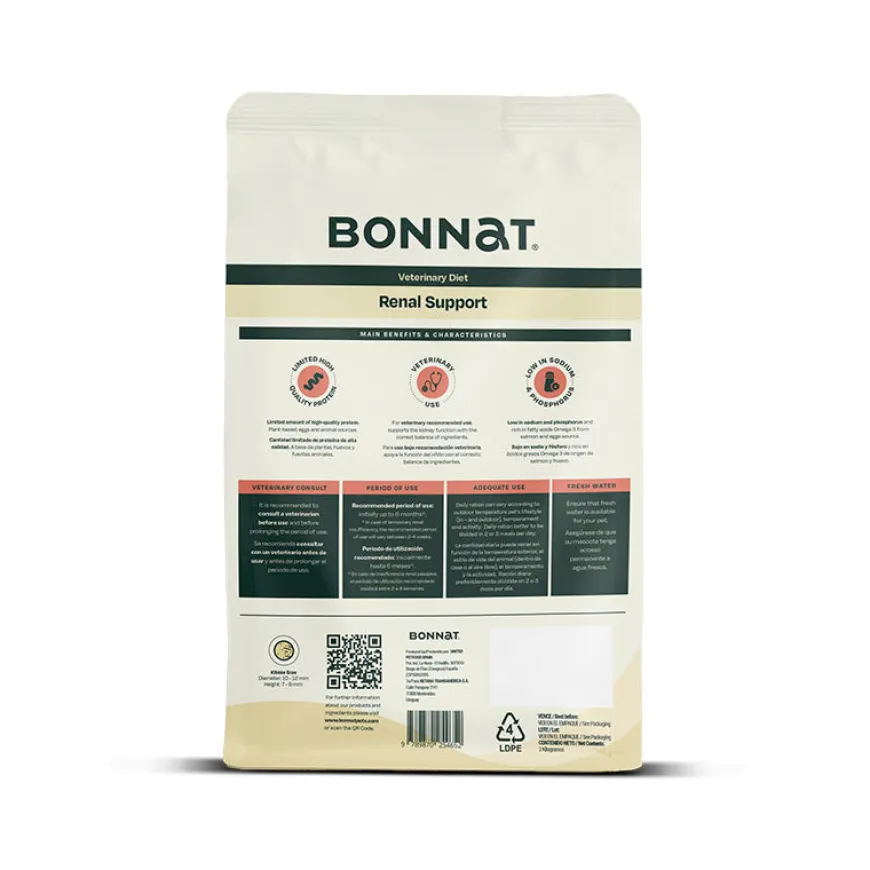 Bonnat Dieta Renal para Perros Veterinary Diet Canine Renal Suport 2kg