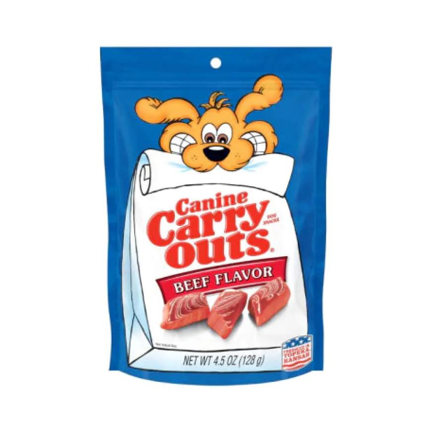Canine Carry Outs Carne de Res Snacks para Perros Blandos y Deliciosos
