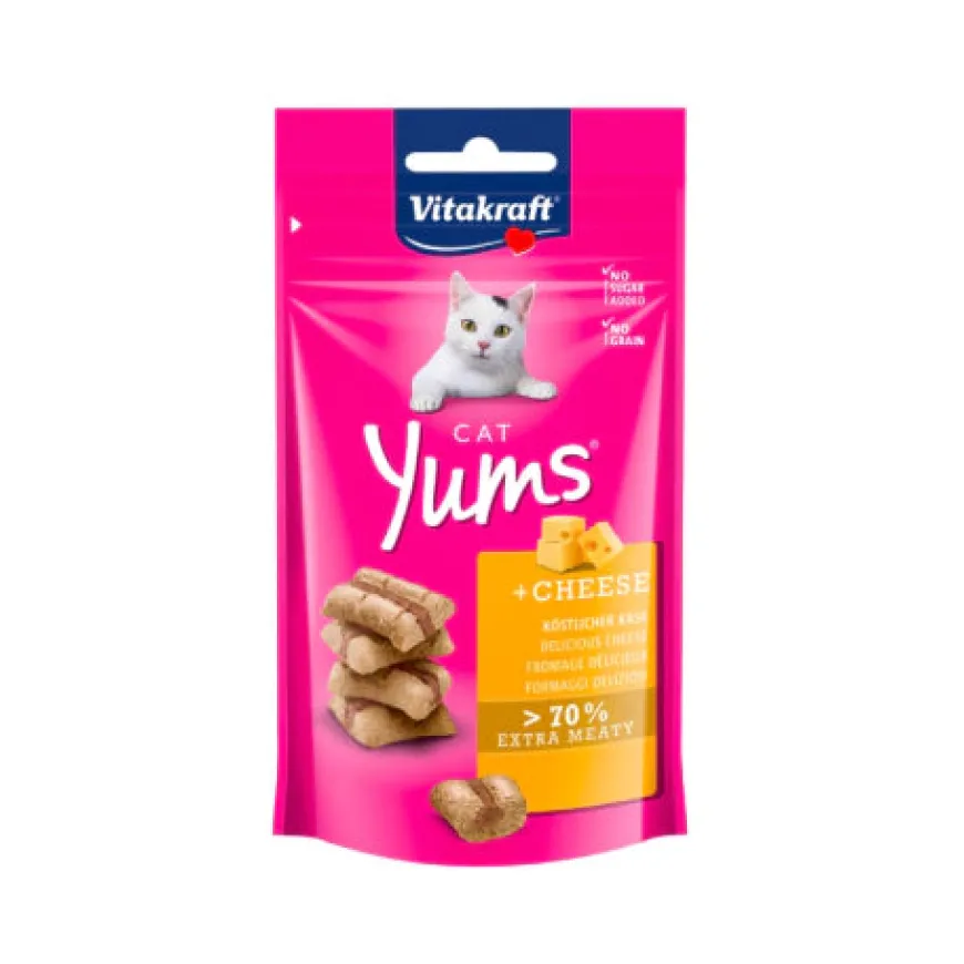 Cat Yums Snacks Blandos Rellenos para Gatos. Salmon,higado,pollo,queso