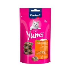 Cat Yums Snacks Blandos Rellenos para Gatos. Salmon,higado,pollo,queso