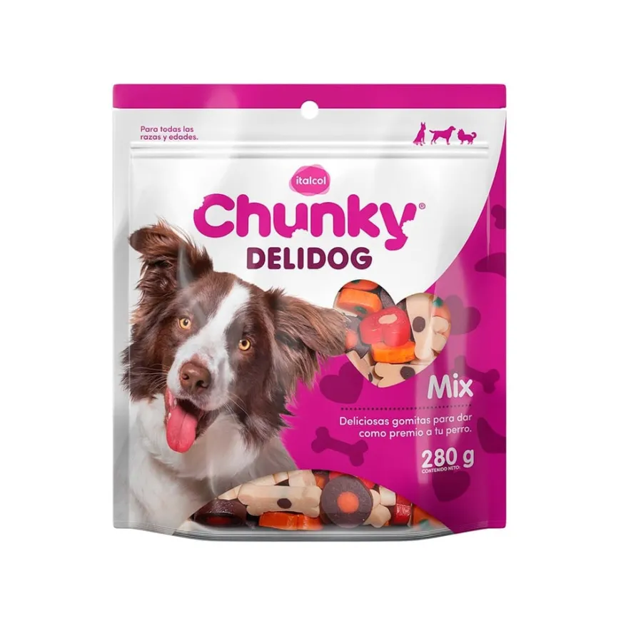Chunky Delidog Mix Gomitas para Perros de Todas las Edades