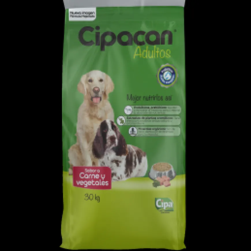 Cipacan Croquetas carne y vegetales | Nutrición Mascotas y Animales | Tierragro Colombia