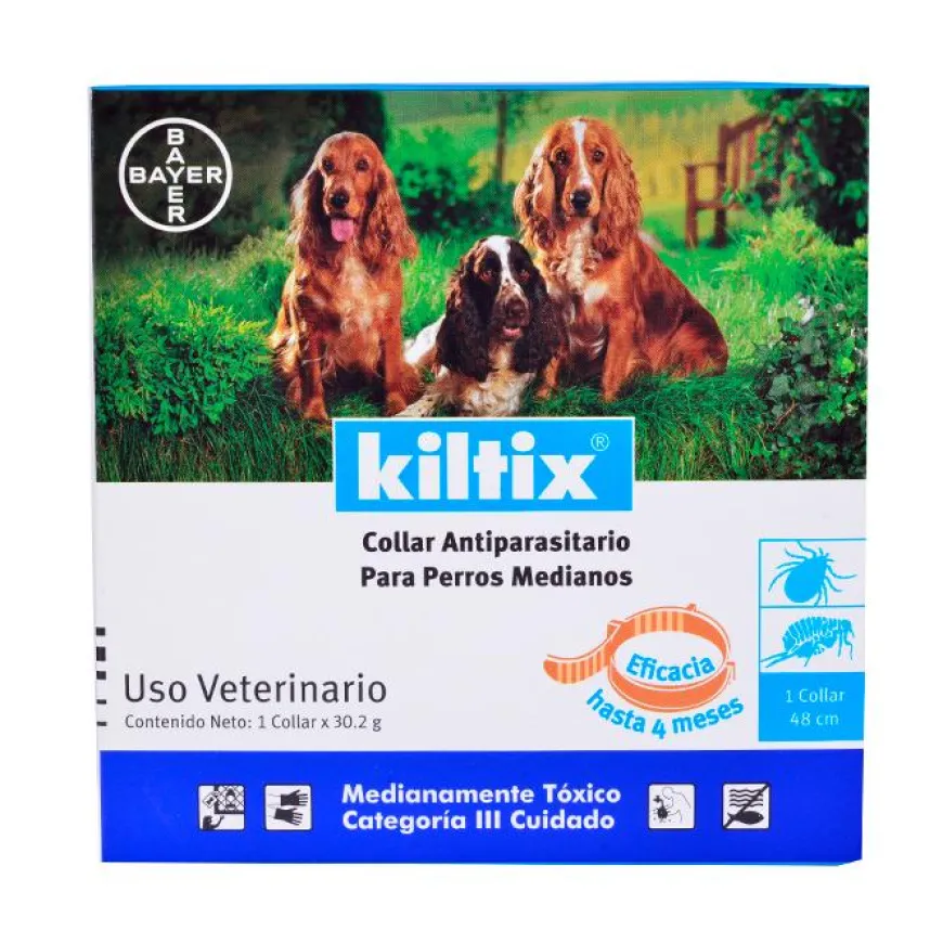 Collar Kiltix (11 - 20 kg) | Farmacia Animales y Mascotas | Tierragro Colombia