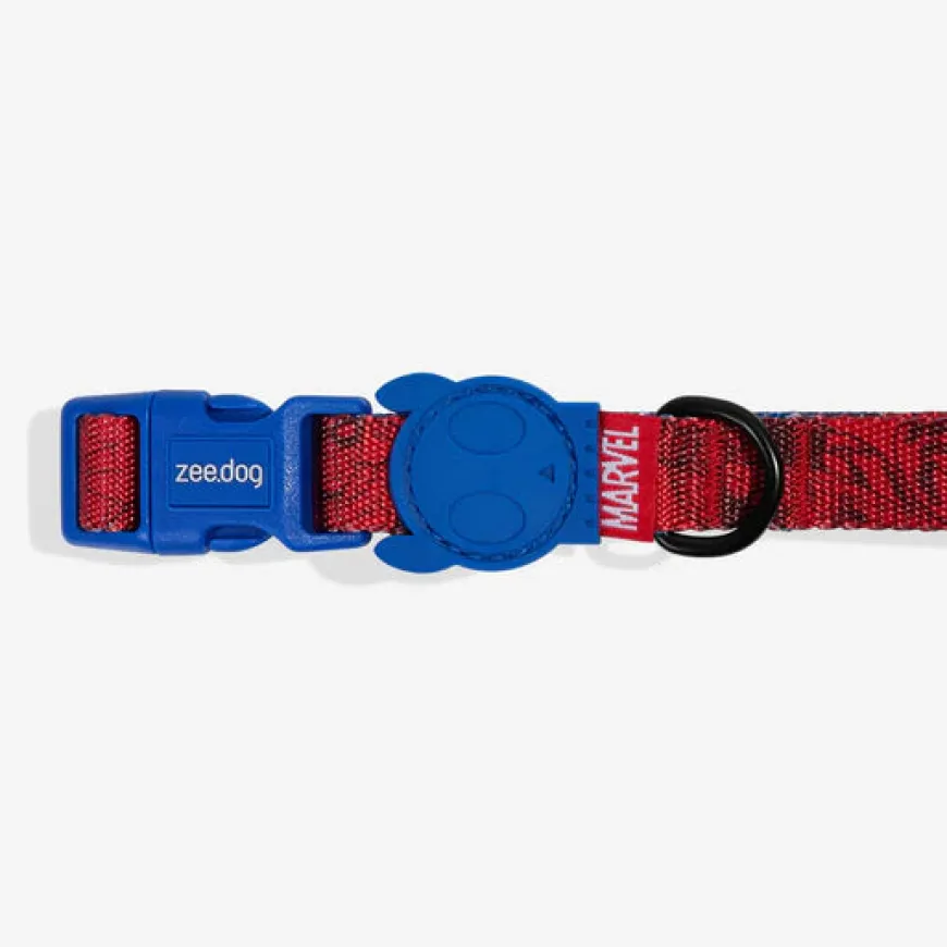 Collar Spider-Man para perro Marvel ajustable y seguro