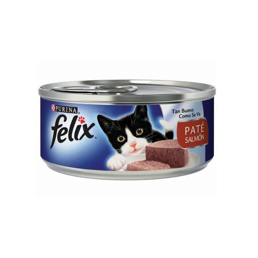Comida Húmeda Premium para Gatos Sabor Salmon