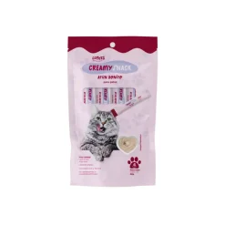 Creamy Snack Gato Atún Bonito 4 x 15 g saludable y delicioso