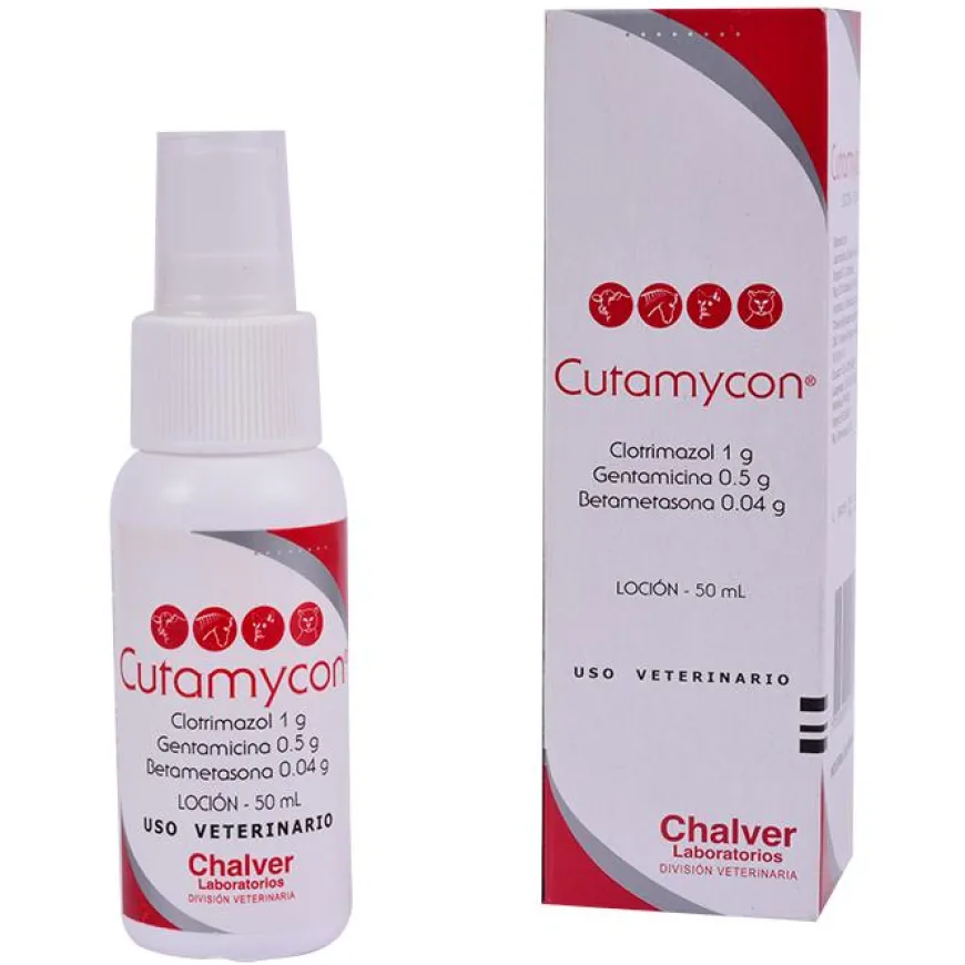 Cutamycon Locion x 50 ml | Farmacia Animales y Mascotas | Tierragro Colombia