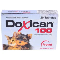 Doxican 100 (Caja 20 Tabletas) | Farmacia Animales y Mascotas | Tierragro Colombia