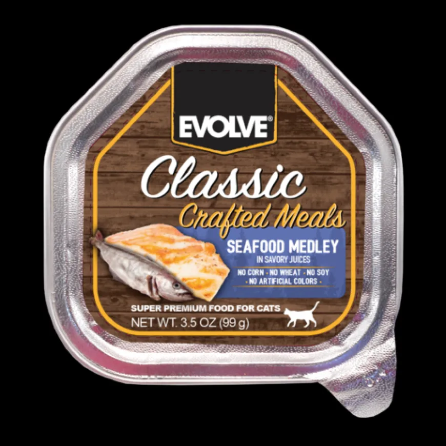 Evolve Cat Alimento Húmedo Gato Sabor Mariscos Clásico 99G