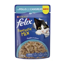 Felix Fantastic Mix Pollo Y Salsa Sabor A Cangrejo