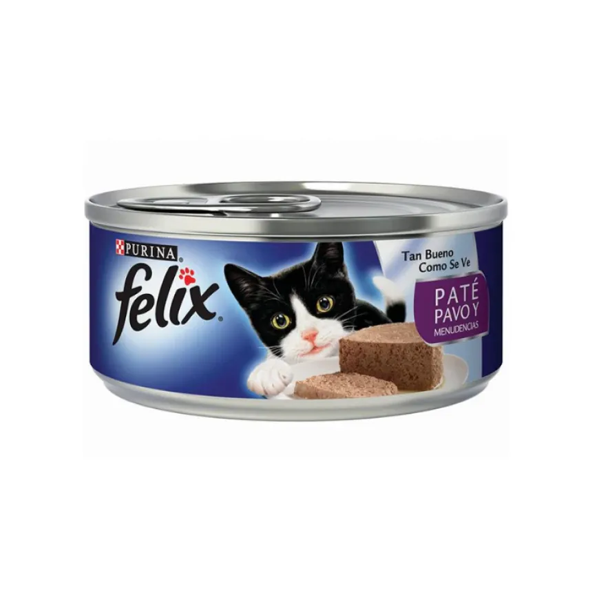 Felix Paté pavo y menudencias x 156 gr | Nutrición Mascotas y Animales | Tierragro Colombia