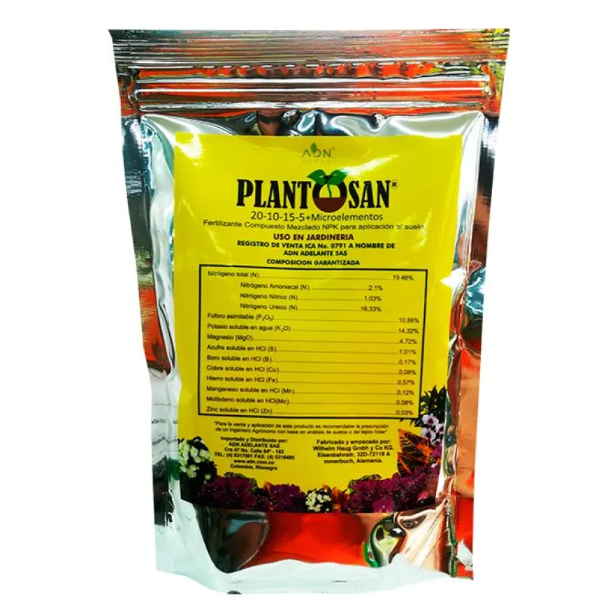 Fertilizante Plantosan Granulado para Floración y Producción