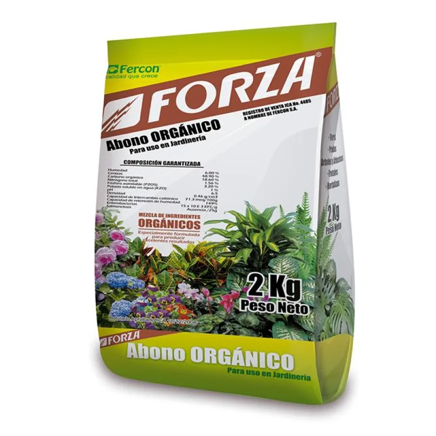 Forza Alimento Orgánico x 2 Kg Enmienda para Suelos Empobrecidos