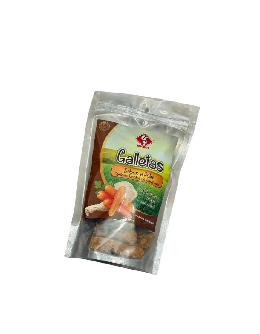 Galleta de Pollo y Zanahoria para Perro Snack natural y saludable