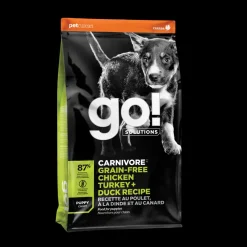 Go! Carnivore Receta De Pollo. Pavo Y Pato Para Perros Cachorros 1.6Kg