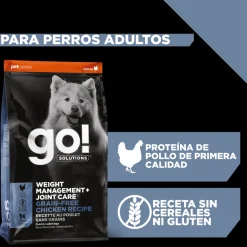 Go! Weight Management + Joint Care Receta De Pollo Para Perros 1.6Kg