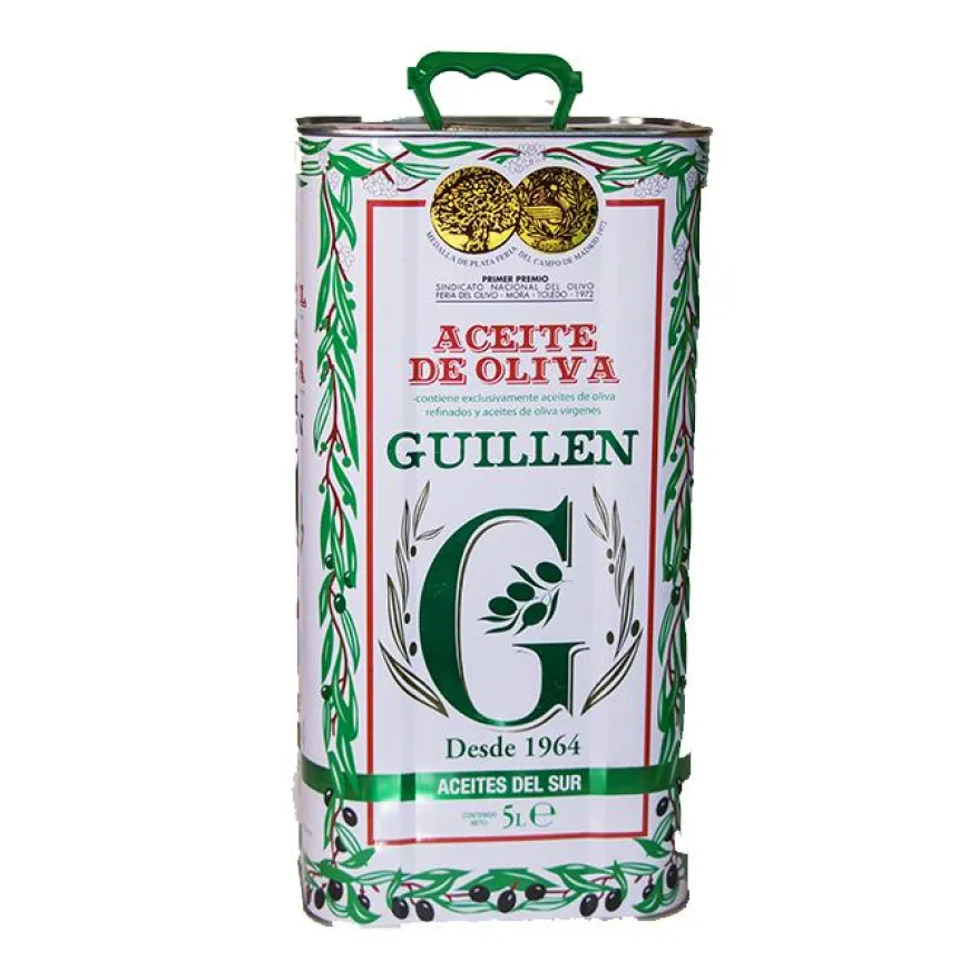 Guillen Aceite De Oliva Puro 5 Litros Cocina Saludable