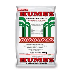 Humus Lombricompuesto 1 kg | Fertilizantes Jardinería | Tierragro Colombia