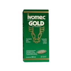 Ivomec Gold x 500 ml control de parásitos para Bovinos. Rapida Acción