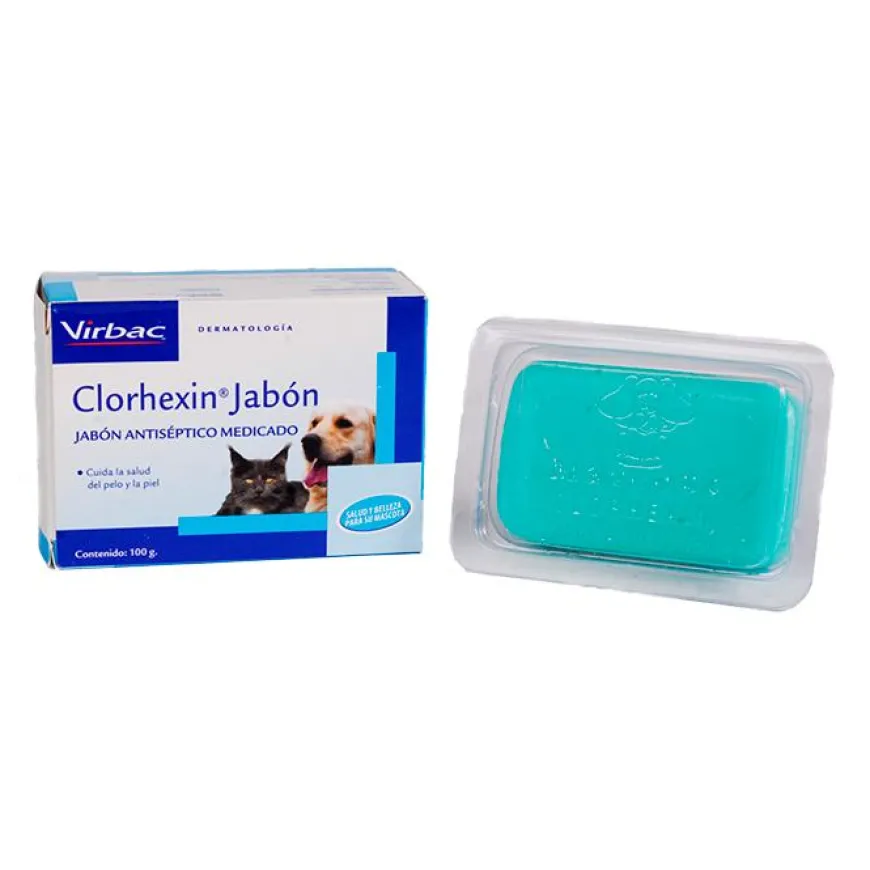 Jabón Clorhexin 100 gr | Farmacia Animales y Mascotas | Tierragro Colombia