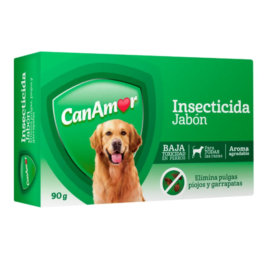 Jabón Insecticida Para Perros Canamor barra x 90 gr