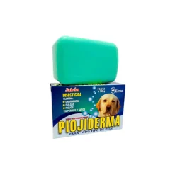 Jabon Piojiderma Barra 100 Grs para pulgas y garrapatas Perros y Gatos