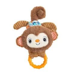 Juguete Monkey de Felpa Para Cachorros Talla S Diversión y seguridad