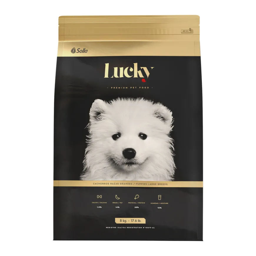 Lucky cachorros raza grande | Nutrición animales y mascotas | Tierragro Colombia