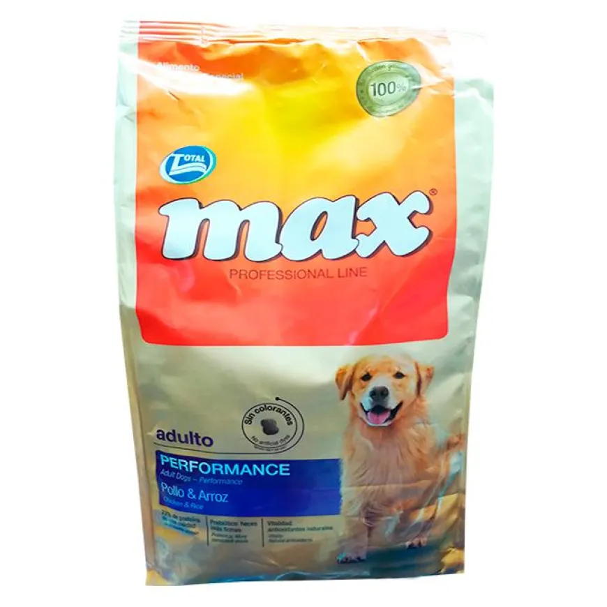 Max Adulto Performance x 20 kg | Nutrición Mascotas y Animales | Tierragro Colombia
