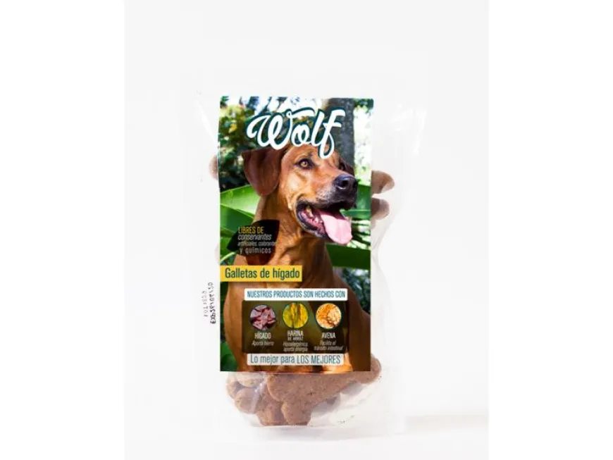 Maxigalletas Hígado Wolf | Nutrición Mascotas y Animales | Tierragro Colombia