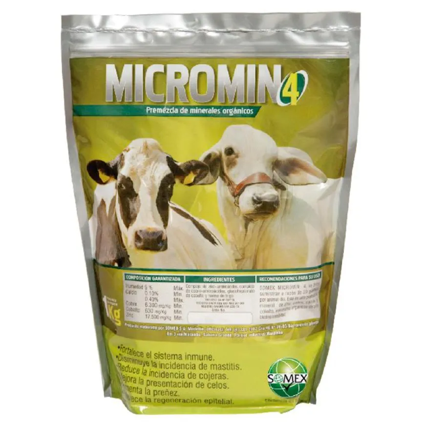 Micromin 4 Bovinos x 1 kg | Bovinos | Tierragro Colombia