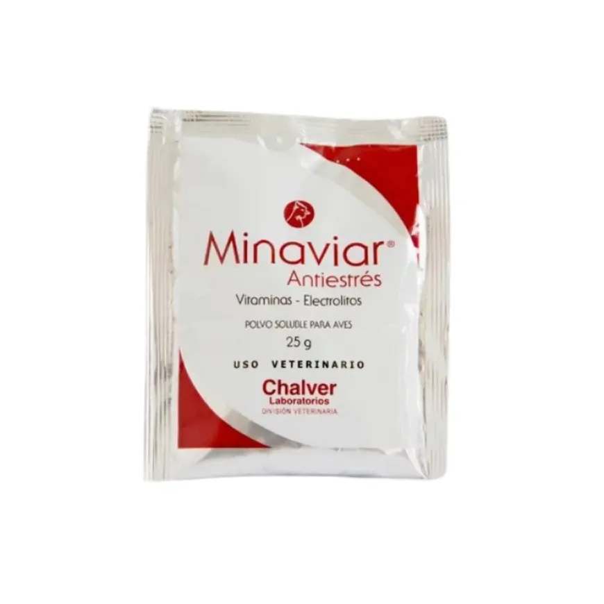 Minaviar Antiestrés 25 g suplemento para aves estresadas