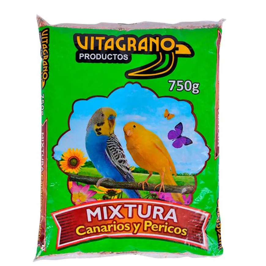 Mixtura Canarios y pericos x 750 gr | Aves | Tierragro Colombia