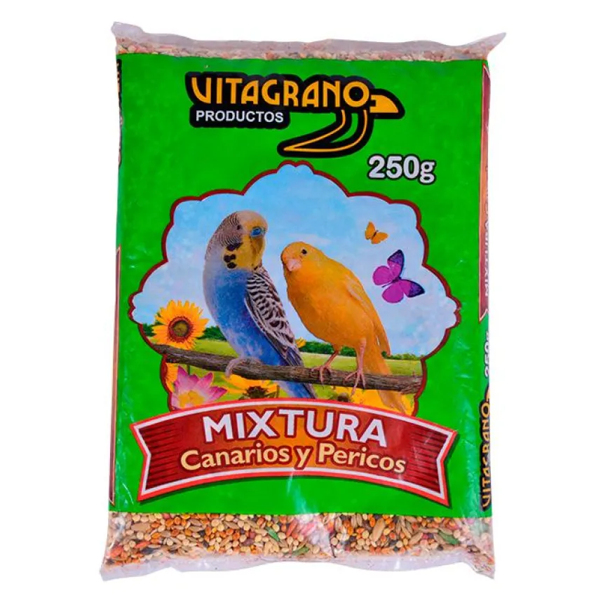 Mixtura Canarios y pericos x 250 gr | Aves | Tierragro Colombia