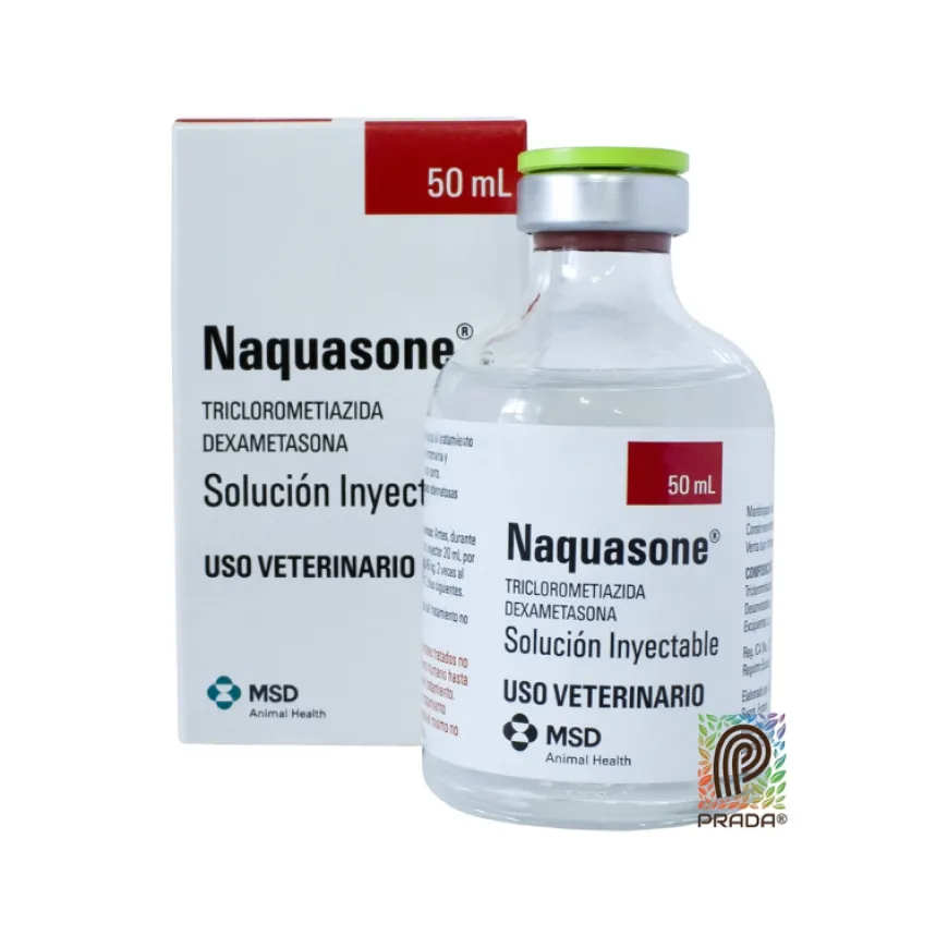 Naquasone Inyectable 50 ml: Antiinflamatorio para Caballos y Bovinos