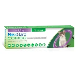 NexGard Combo Pipeta Gatos Antiparasitario completo para gatos