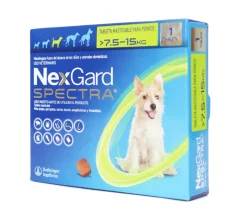 NexGard Spectra M 7.5-15 Kg Protección contra Pulgas y Parásitos
