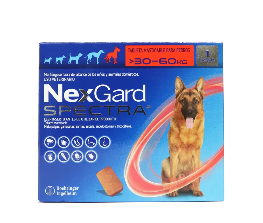 Nexgard Spectra XL 30-60 Kg Protección contra Pulgas y Parásitos