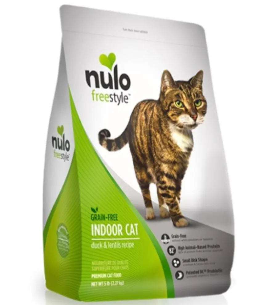 Nulo Cat Indoor Pato 2.27 kg para Gatos de Interior