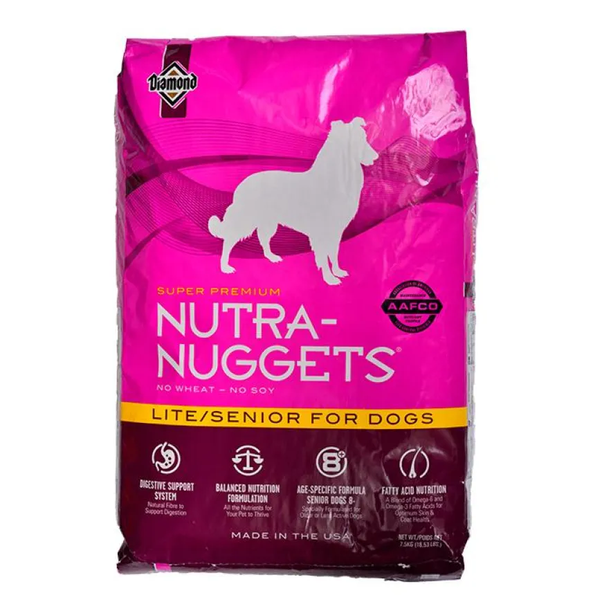 Nutra Nuggets Lite Senior x 7.5 kg | Nutrición Mascotas y Animales | Tierragro Colombia